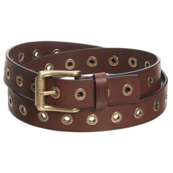 Frye | Accessories | Frey Cognac Grommet Leather Belt | Poshmark display picture 3